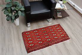 2x4 Geometric Vintage Classic Traditional Red Wool Handmade Oriental Area Rug | eBay