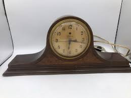 Antique Telechron Wood Electrical Mantel Clock, Art Deco ...