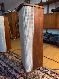 Vintage Mid Century Modern Grundig Speaker Teak Cabinets With Updated Klipsch Speakers - Etsy Canada