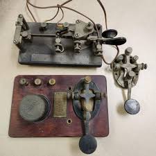 Morse Code Telegraph Key Set Signal Electric Mfg. Co ...