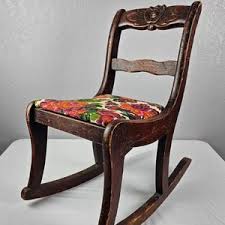 Vintage Child's Rocker 1940s Small Rocking Chair Duncan ...