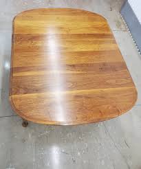 Antique Wood Dining Table, Large Dining Table, 6 Leg Table ...