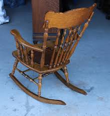 Bargain John's Antiques | Antique Oak Rocking Chair ...