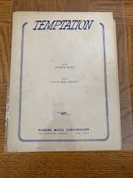 Temptation Sheet Music | eBay