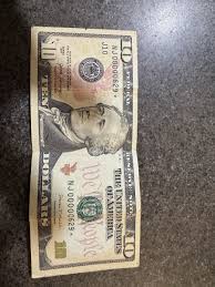 $10 Bill With Very Rare Serial Number And With Star Note | eBay