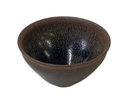 Chinese Jianye Clay Metallic Bronze Black Glaze Decor Bowl Display Art Ws3159e - Etsy