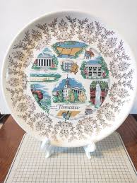 Vintage Tennessee Souvenir State Plate Landmarks Decorative Collector Travel Vacation Retro Wall Decor Gift - Etsy