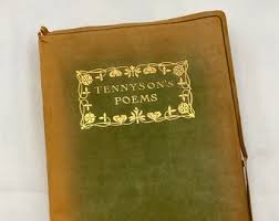 Antiquarian Leather Bound Tennyson's Poems 1897 & 1900 NY ...