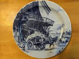 Vintage Delft Baluw Collector's Plate: 1984 Ter Steegebv ...