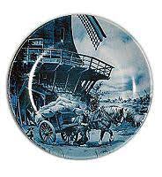 Souvenir Plate Miller Blue