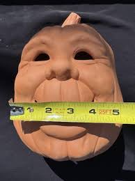 1980 Terra Cotta Clay Scioto Pottery Halloween Jackolantern Tea Light Pumpkin - Etsy