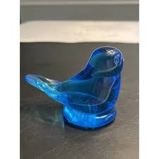 Blue Bird | Accents | Terra Studios Art Glass Blue Bird Of Happiness Figurine Signed By Leo Ward 984 | Poshmark