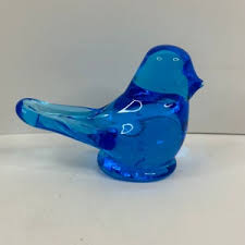 Bluebird of Happiness Signed Ron Roy 1992, Cobalt Blue Glass Bird - Etsy Australia