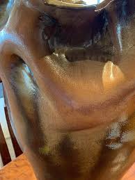 Large Vintage Pottery Vessel | Chairish