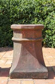 Original pair of low chimney pots