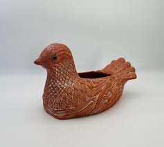 1980's Clay Pot - Etsy