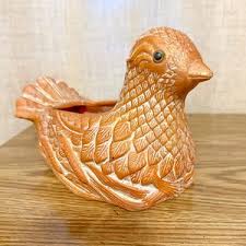 Vintage Clay Pottery Planter, Teleflora Terracotta - Etsy