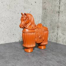 Tokoname Ware Vintage Horse Pottery Figurine - Etsy