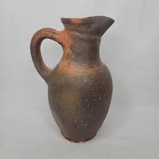 Antique Red Clay Pitcher Handmade Old Pottery | eBay