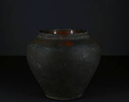 108 Ukrainian Black Clay Pot, Vintage Antique Terracotta Pot, Ancient Black Clay Pot, Rustic Vases Antique, Ancient Old Very Rare Vessels - Etsy