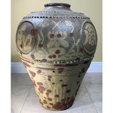 Large Early 20th Century Chinese Terracotta Jar | Chairish