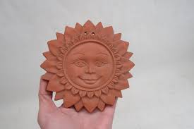 Vintage Wall Sun Face Design, Sun Face Design, Vintage Ceramic Sun, Sun Face Decoration, Unusual Sun Face, Clay Sun Face, for Wall - Etsy Australia
