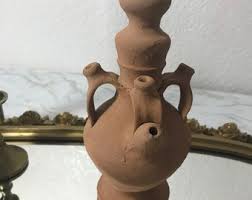 Vintage Unique Red Clay Pottery Boho Decor, Vintage Cana Clay Pottery Home Decor, Vintage Rustic Pottery by Cana, Cana Small Clay Art Object - Etsy