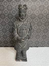 Vintage Chinese Terra Cotta Warrior Statue Figure Figurine 6 ...
