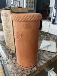 The Original Wine Brique Clay Wine Chiller by Cuisine Concepts W Box & Coaster | eBay