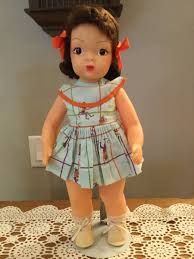 Doll Terri Lee Brunette Raysheen Wig Monkey Print Dress ...