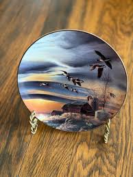 Silent Sunset Collector Plate by Terry Redlin – Limited ...