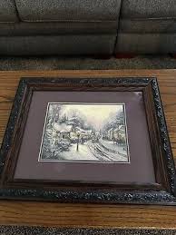 Vtg Thomas Kinkade Village Christmas Limited Edition ...