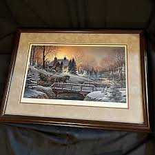 Terry Redlin "Heading Home" Beautifully Framed & Double ...