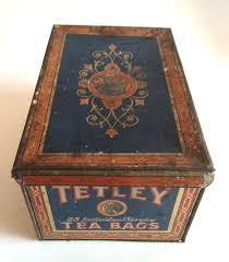 Vintage Tetley Tea Bags Tin Elephant Logo 5x3x2.5 | eBay