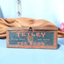 Old Tetley Tea Tins - Etsy