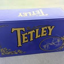 Vintage Tetley Tea Tin - Etsy