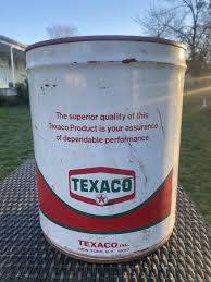 Vintage 1971 Texaco Regal Oil 5 Gallon Metal Can | eBay