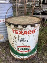 Texaco Grease Can