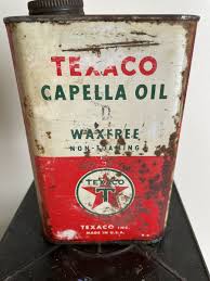 Vintage 1 Qt Texaco Capella Oil Can Made In USA FULL | eBay