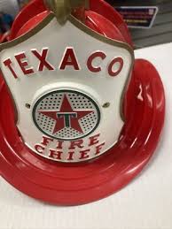 Texaco Fire Chief Hat With Box Used | eBay