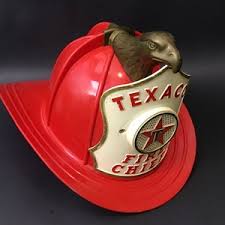 Vintage Texaco Fire Chief Toy Helmet Brown and Bigelow Promotional Toy - Etsy