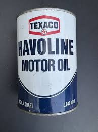 Vintage Texaco Havoline 1 Quart Motor Oil Can Empty (4/78 ...