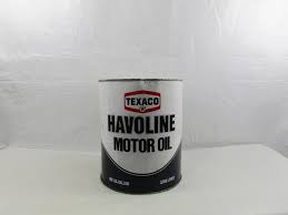 Sold at Auction: Vintage Texaco Havoline One Gallon Motor ...