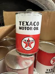 NEW LOT OF 36 Vintage TEXACO 1 QUART Display OIL Repro CANS Gas Station Rack | eBay