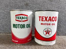 2 Texaco Outboard Motor Oil 1qt Unopened Cans