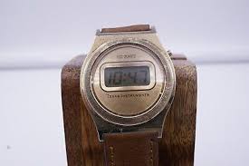 Vintage Texas Instruments LCD Quartz Watch #TI-3H Day Date Seconds Works | eBay