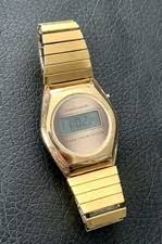 Texas Instruments Gold TI3H Vintage 1970s Quartz LCD Digital Watch 214 for sale online | eBay