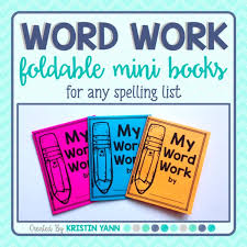 Foldable Mini Books for Spelling Practice - Independent Word ...