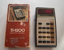 Vintage Texas Instruments TI-1200 Electronic Calculator ...