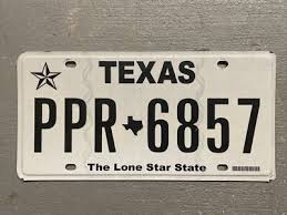 EXPIRED TEXAS LICENSE PLATE THE LONE STAR STATE ...